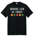 Whose gen is this trivia game shirt t-shirt