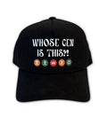 Whose Gen Is this trivia game hat front side